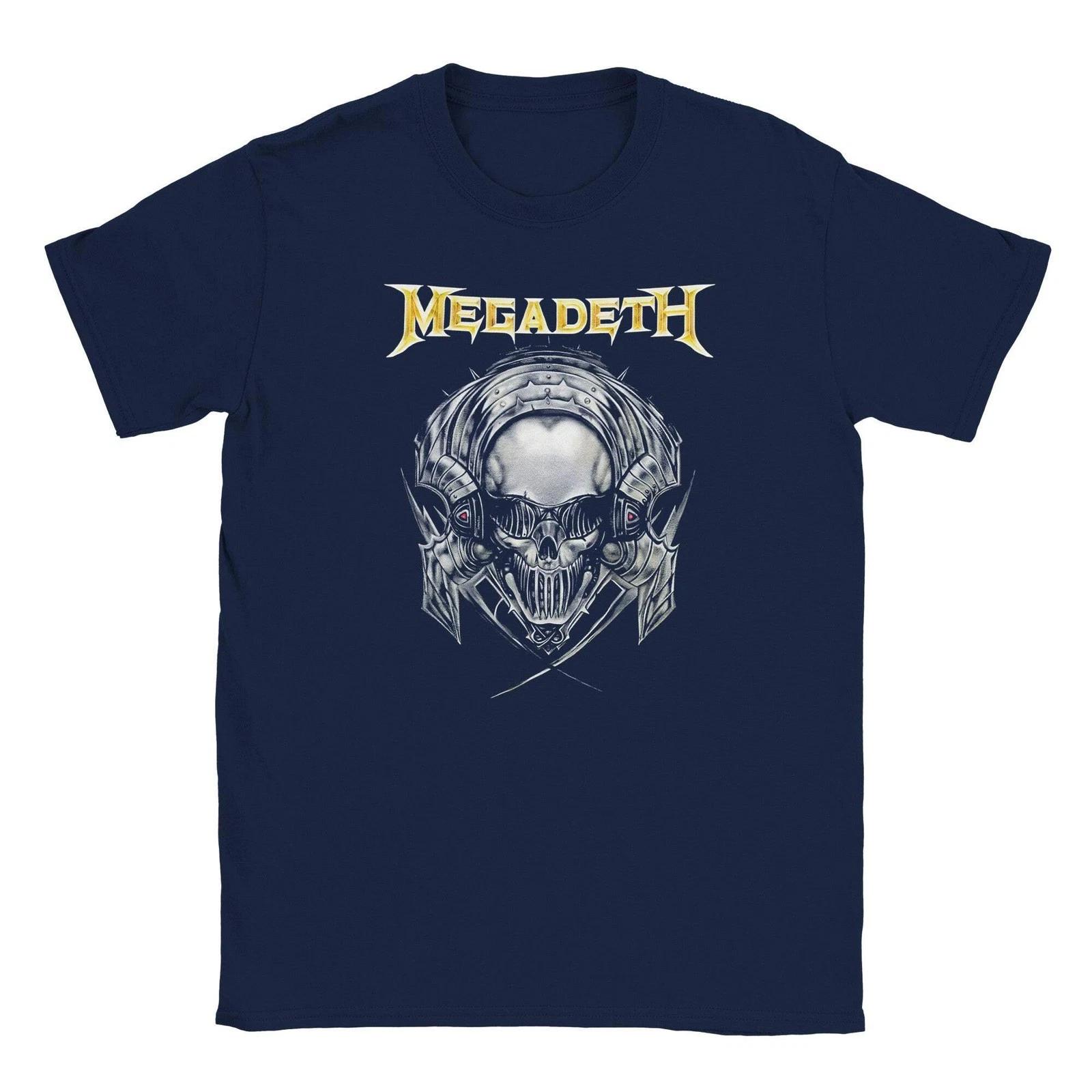 MEGADETH T-Shirt | Heavy Metal Band Tee | Unisex Cotton Shirt L