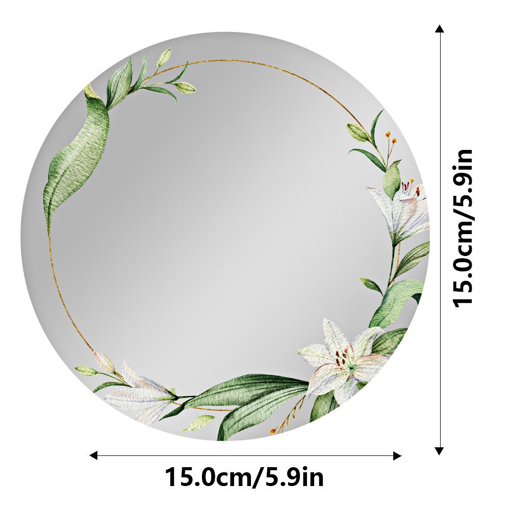 Silné magnetické zrcadlo do skříňky pro školu, kancelář, koupelnovou skříňku, lednici, akrylové zrcátko na líčení, dárek pro dospívající dívky