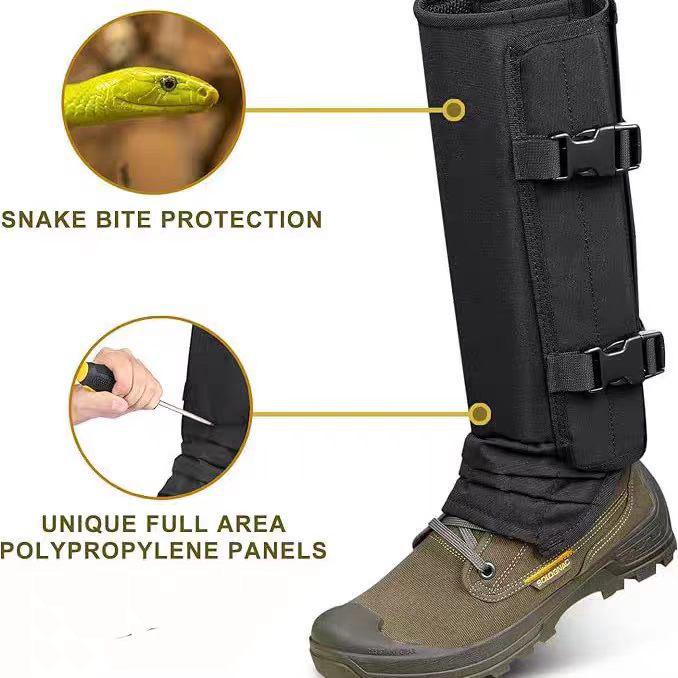 Ghette impermeabili e a prova di serpente: Fasce Anti-Morso e Anti-Spine per Escursioni all'Aperto, Alpinismo e Operazioni nella Giungla.