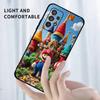 Anime Super M-MarioS Bros Phone Case For Samsung S25,S24,S23,S22,S21,S20,S10,Ultra,Plus,Lite,FE,Soft Silicone Black Cover