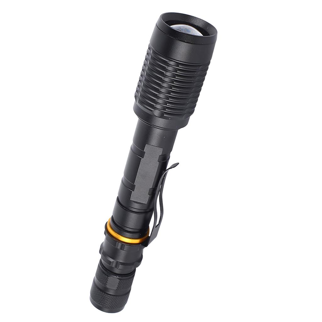 Super Bright Flashlight Zoomable Aluminum Alloy LED Handheld Flashlight for Camping Hiking Exploration