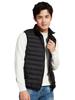 MDMYXJP Ultralight Down Cold Lightweight Puffer Compact MD107 Men's Vest, Warm, Weather, Vest, Storage, (JP, Alphabet, XL, Gray)