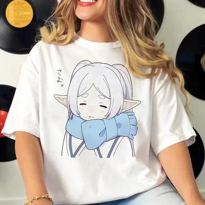 T-shirt à manches courtes pour femme, imprimé en 3D, style dessin animé, style Harajuku, unisexe, streetwear