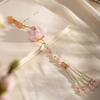 Retro Ethnic Style Necklace Chinese Style Beaded Flower Choker Natural Stone Prayer Necklaces Women Cheongsam Necklace Jewelry