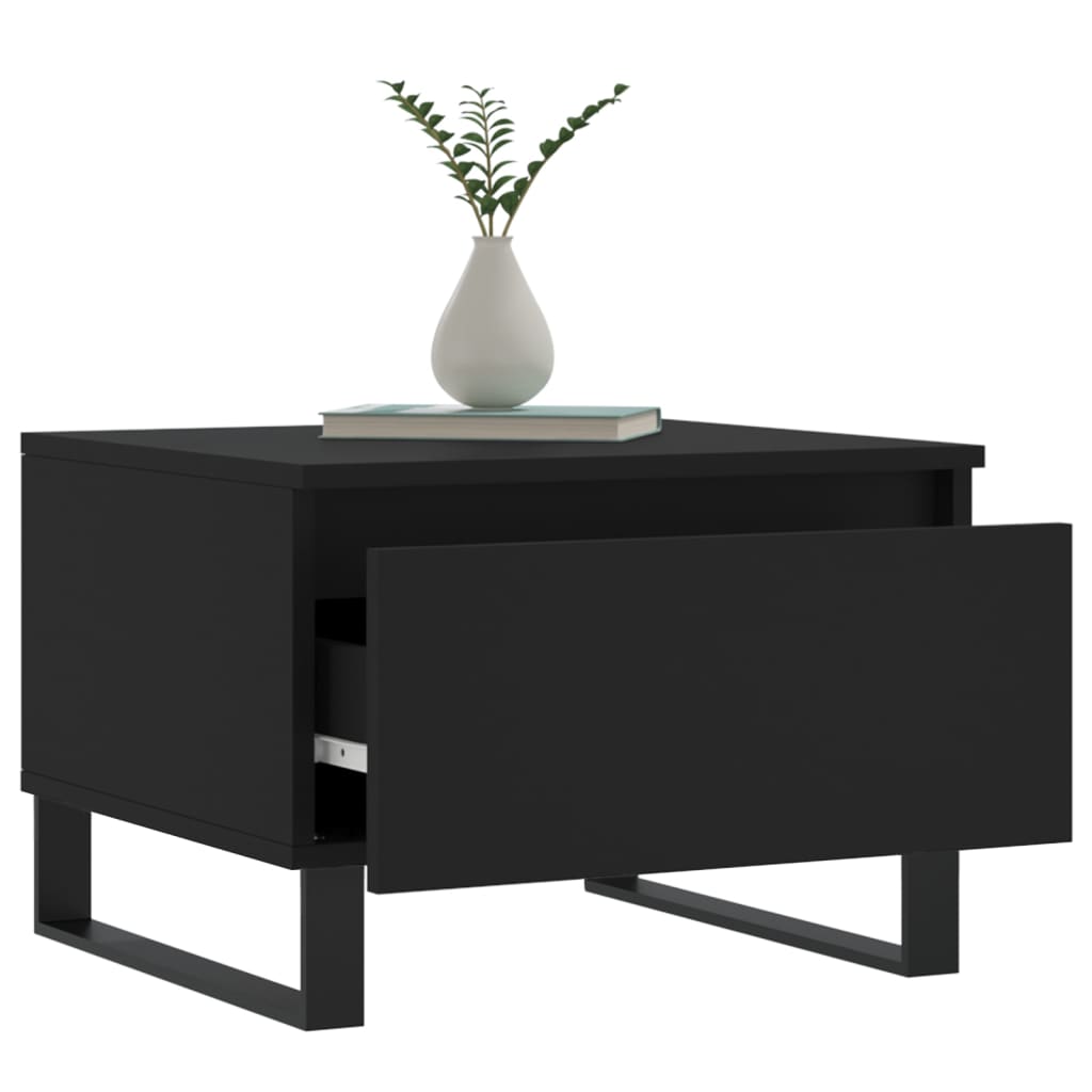 Coffee Tables 2 pcs Black 50 x 46 x 35 cm Engineered Wood