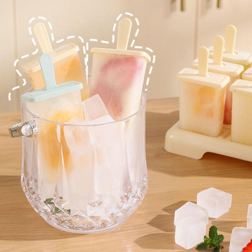 Reusable Ice Cream Popsicle Mold DIY Popsicle Mold Cube Tray New Homemade Ice Box  Kitchen Use