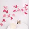 Butterfly Flower Wedding Decoration Set: Double Happiness Curtains & Pendants for Bedroom & Living Room