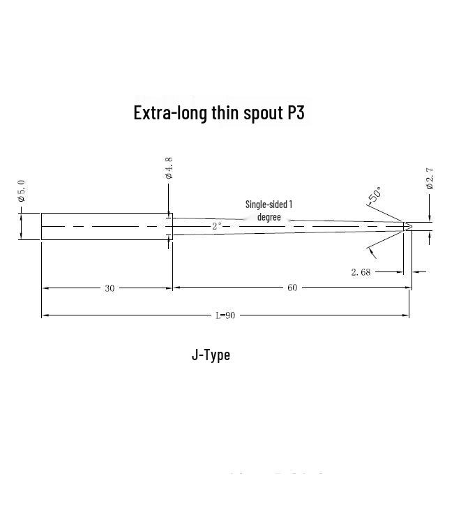 Fine Runner EDM Copper Electrode: Submerged Gate Purple Copper Rod