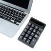 Portable Waterproof Wireless 19-Key Digital Keyboard with Mechanical Feel for Financial Accounting and Password Input