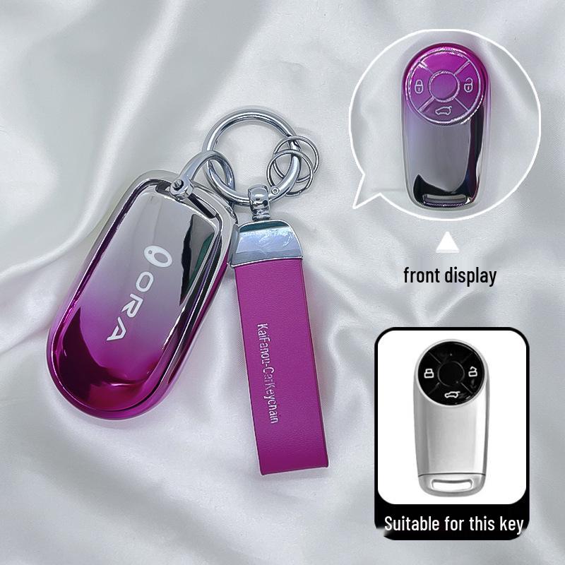 ORA Good Cat GT, Lightning Cat, Black Cat, White Cat, Ballet Cat Key Cover - Car Bag Protector