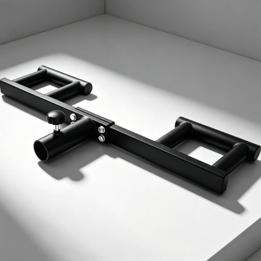 Viking Press Handle Steel Tricep Bar Black