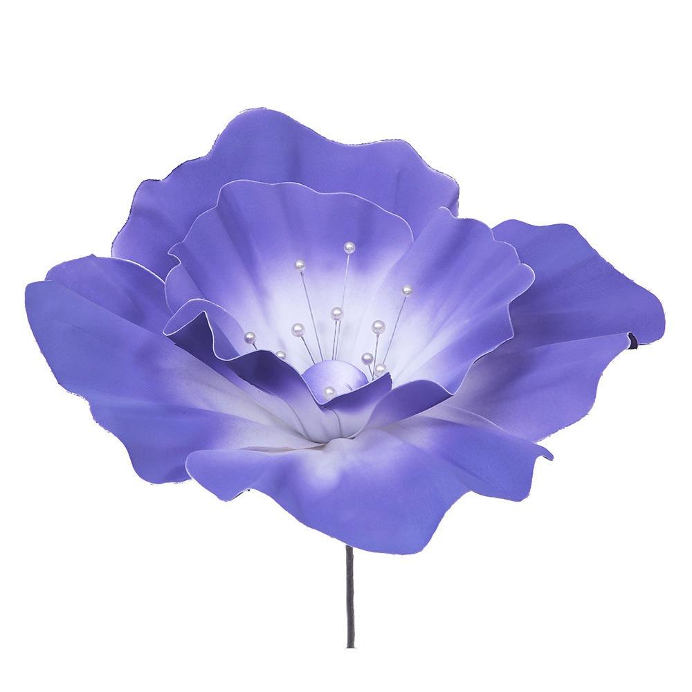 

40cm Size Giant Flowers Foam Flower Reusable Simulated Flower DIY PE Material Huge Artificial Flowers Wedding Decoration (Light Purple,40CM) светло-фиолетовый