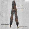 Curele de umăr lungi naționale colorate pentru genți de umăr Curea de geantă de broderie reglabilă la modă cu înlocuire de geantă de crossbody din piele