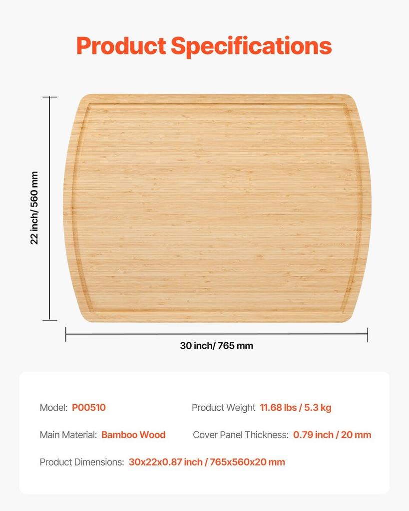 Noodle Board Stove Cover Bamboo Wood Top Cover Kitchen Electric Gas Stove