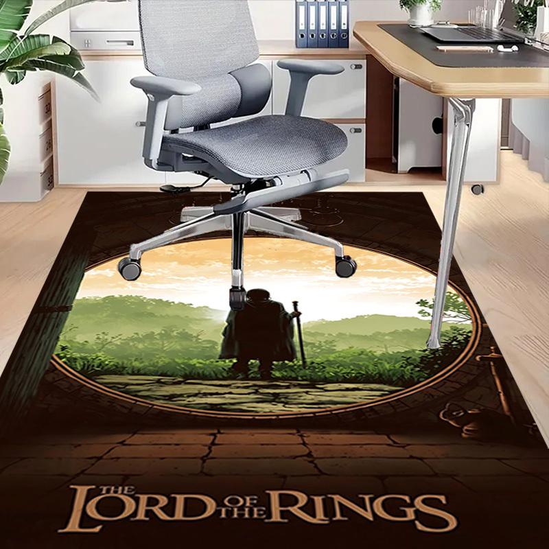 1pc Lord of the Rings Carpet, for Home & Office Decor, Desk Chair Carpet, Festive Gift,Conference Room CarpetL1222