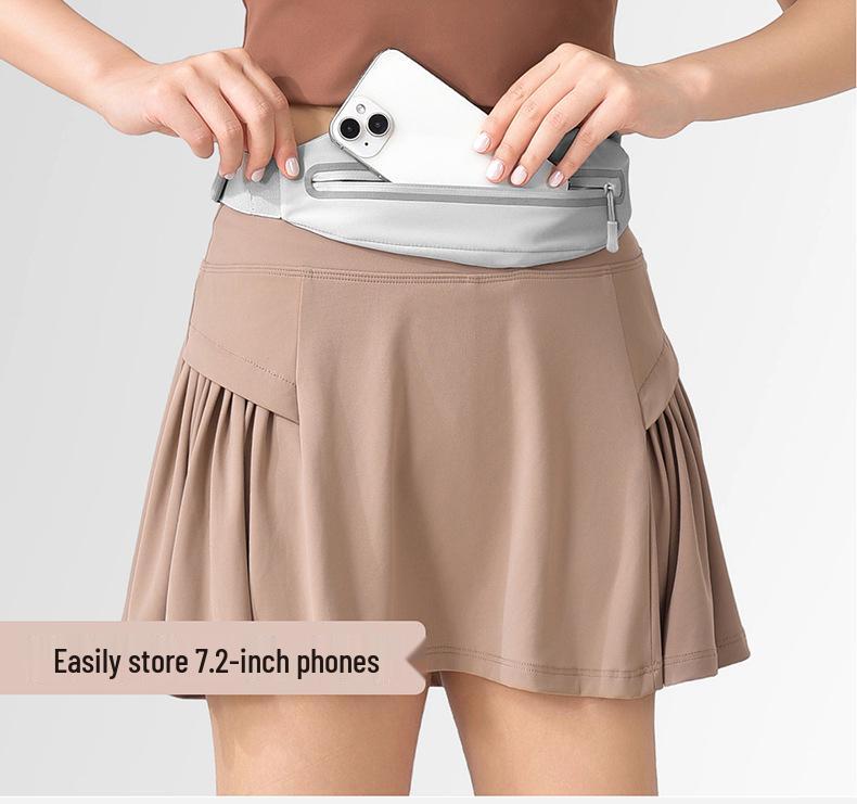 Unisex Waterproof Slim Running Belt: Multifunctional Phone Pouch for Outdoor Sports, Cycling, and Fitness