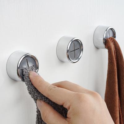 Handtuchhaken für die Küche, Wandmontage, selbstklebend, Halter für Geschirr, Kleidung, Geschirrtücher, stanzfrei, Waschlappenhalter, Badezimmer-Gadgets, selbstklebend, zum Einstecken