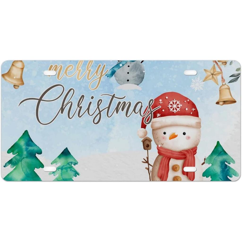 License Plates Sant Claus Metal Tin Signs for Wall Decoration Vintage Tags Metal Automotive Signs For Cafe Bar Club Garage Pu