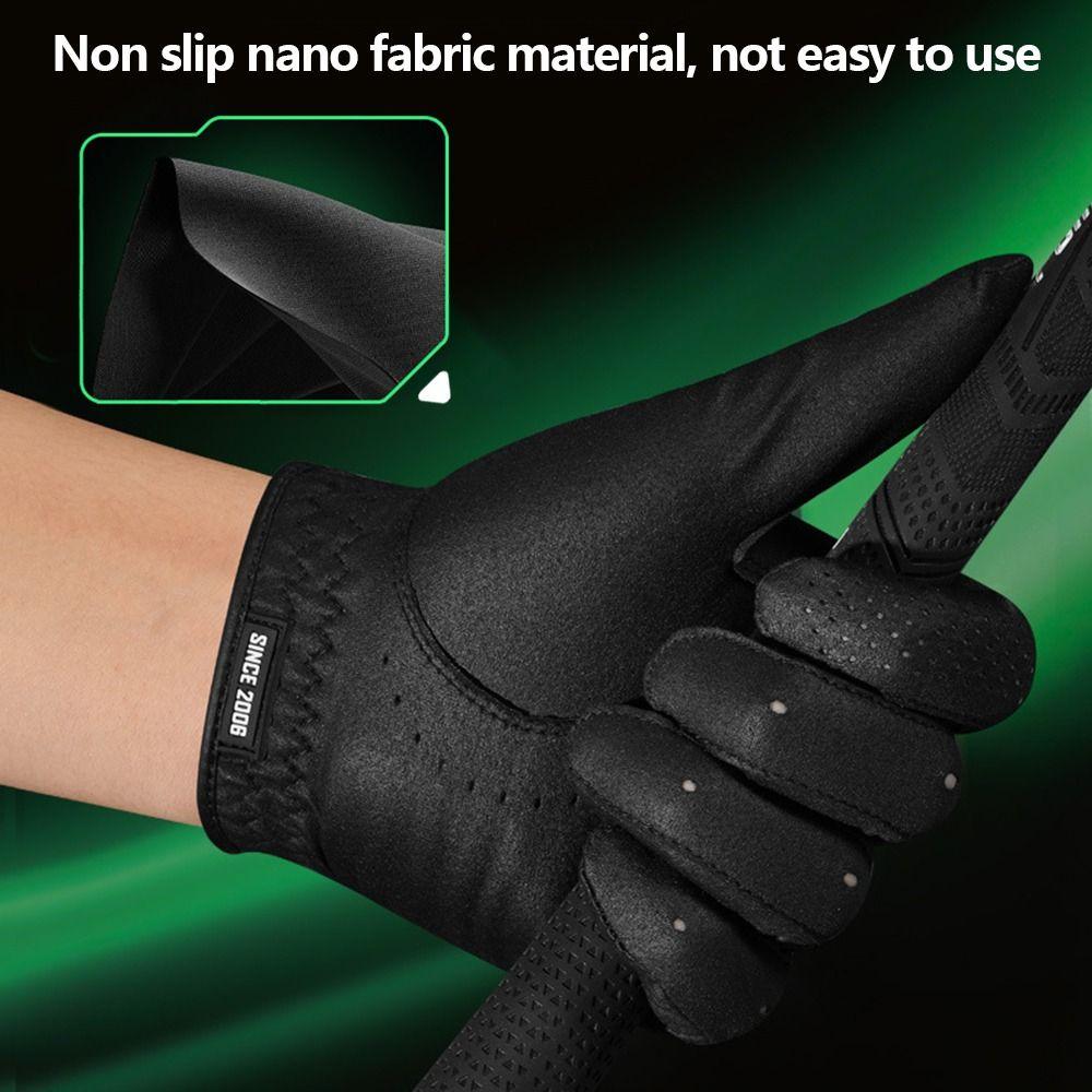 1 stuks Antislip Antislip Handschoenen Ademende Golfhandschoenen Stijlvolle Golfaccessoires voor Alle Weersomstandigheden