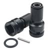 Electric Wrench Hex Adapter: 1/2 to 1/4 Conversion Sleeve