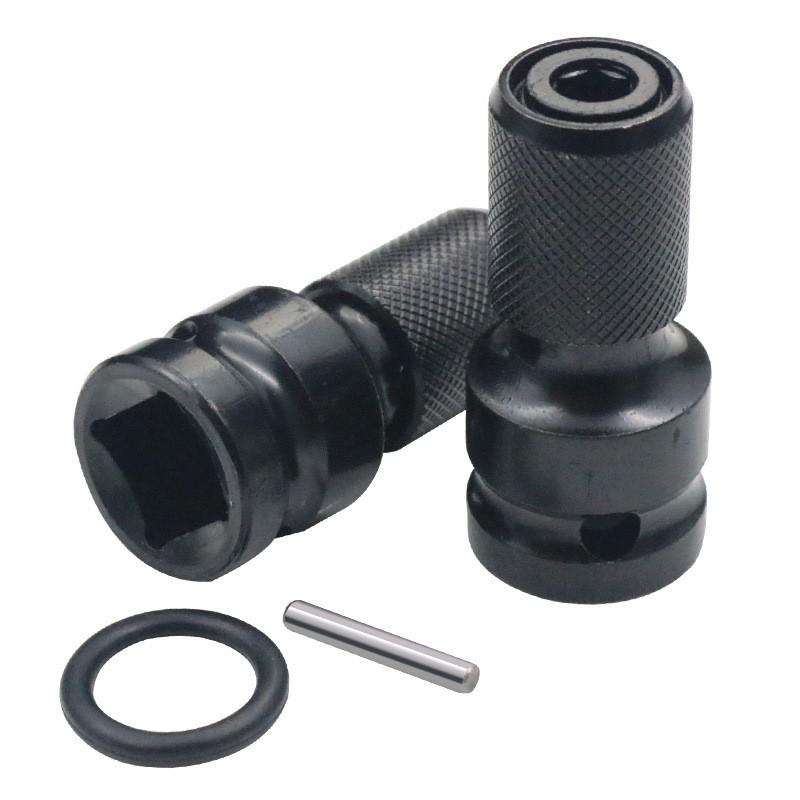 Electric Wrench Hex Adapter: 1/2 to 1/4 Conversion Sleeve