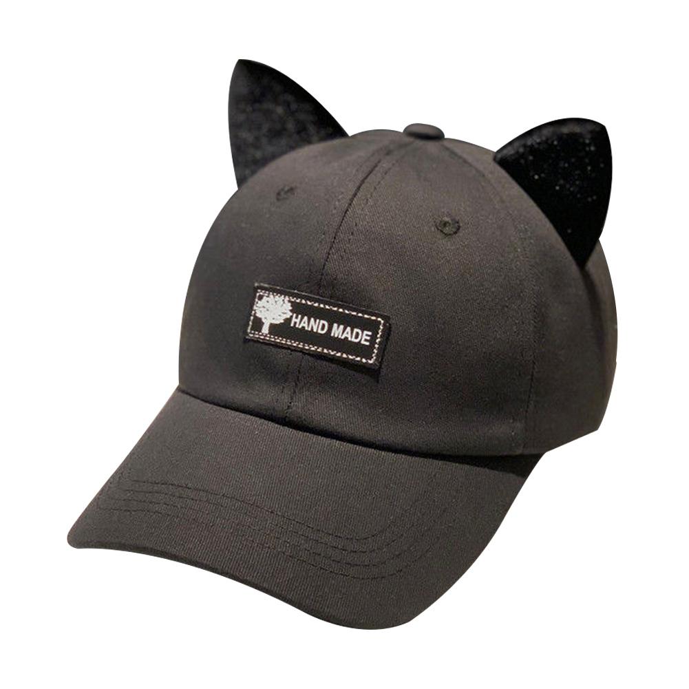 Cute Cat Ears Baseball Cap For Women Men Funny Sunglasses Snapback Sun Hat Outdoor Camping Fishing Hat Sun Hat 2026 New N5A0