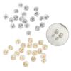 20PCS Slip Resistant Earring Backs Silver Secure Fit Loss Proof Backings Earring Fasteners Suitable for Studs Earrings