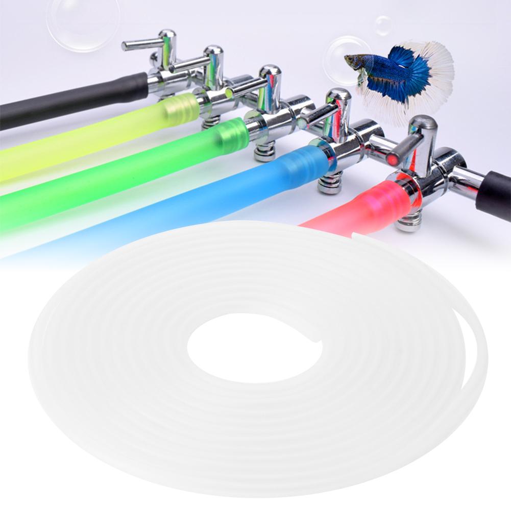 5m Aquarium Pump Tube Soft Silicone Acuarios Oxygen Hose for Fish (transparent)