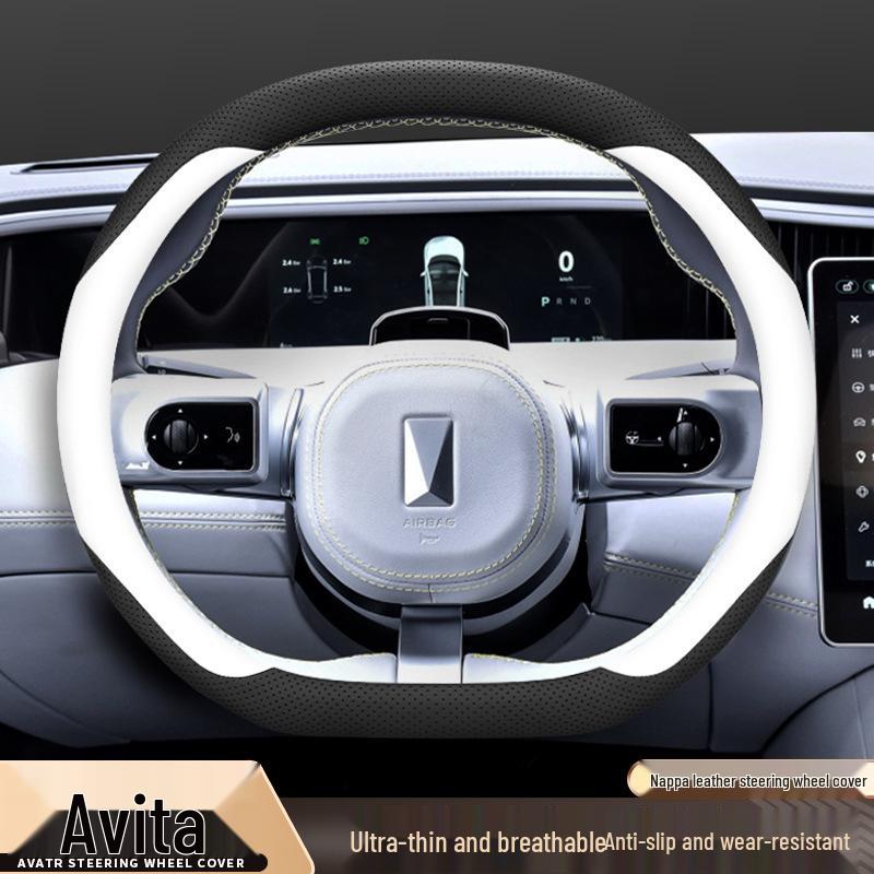 Ultra-Thin Winter Steering Wheel Cover for 2023 Avatr 11 - Interior Modification