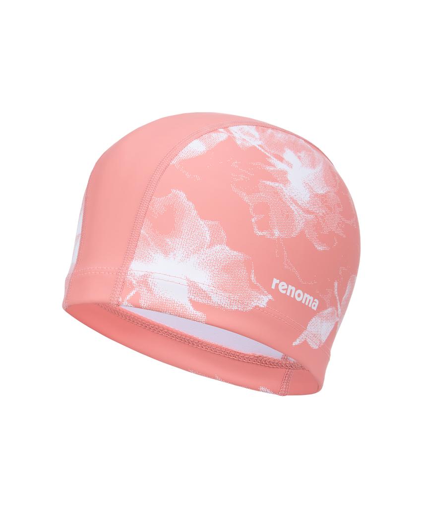 Lenomasuyeongbog Accessories Adult Flower Dot Graphic Pu Swim Cap Coral Ro-Rc2F711-Cr