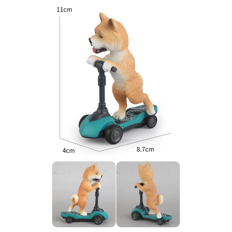 Children's Toys Dinosaur Velociraptor Tyrannosaurus Animal Pull Back Finger Scooter Small Toy Model