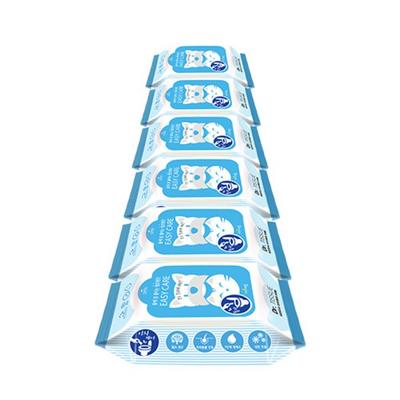 Doctor Tissue Pet Εύκολης Φροντίδας Μαντηλάκια Μπιμπέ, 30 Φύλλα, 6 Τεμάχια, Κορεάτικο Σαμπουάν Κατοικίδιων