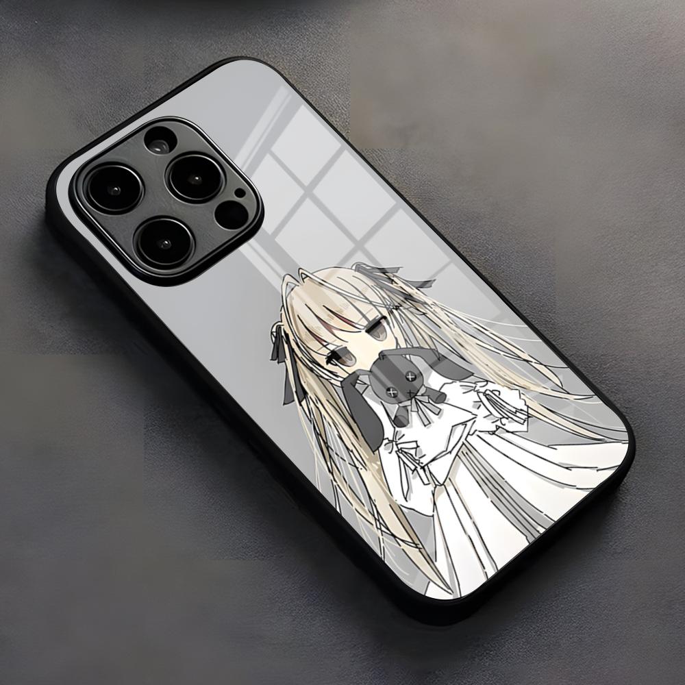 Y-Yosuga No Sora Phone Case For IPhone 17 Pro Max 16 15 14 Pro Max 13 11 X Xs Xr 8 7Plus Glass Cover