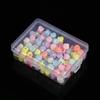1 Stück Transparente Kunststoff Kosmetik Hardware Teile Schmuck Aufbewahrungskoffer Behälter Verpackungsbox Für Ohrringe Ringe Box Halter Etui