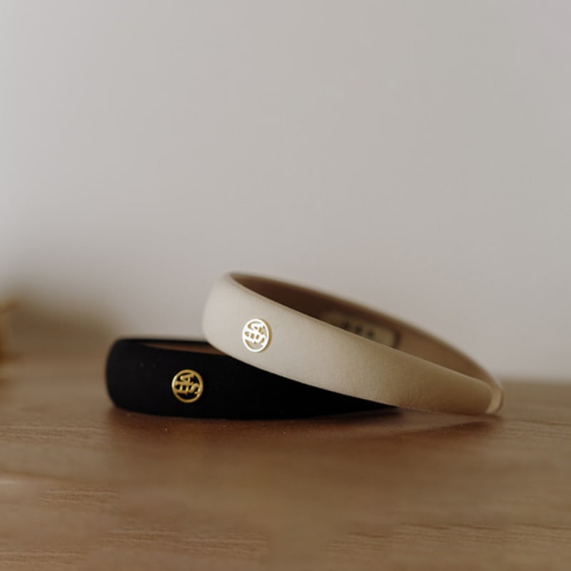 HAS HA059 Klassisches Kreislogo Haarband