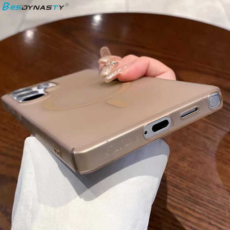 Ultra Thin Matte Clear Hard Magnetic Case For Samsung Galaxy S26 ULTRA S25 FE S24 S21 S22 S23 PLUS Wireless Charge Cover