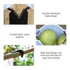 Fruit Picker Head Harvest Basket Fruit Picking Tools 2 V-Shaped Blades Large Elastic Bag Fruits Catcher for Garden Picking Pear