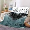 1 Stück ALLE MÄNNER MÜSSEN STERBEN Decke Leichte Flanelldecke für Sofa Bett Reise Camping Wohnzimmer Büro Couch Sessel Digitaldruck