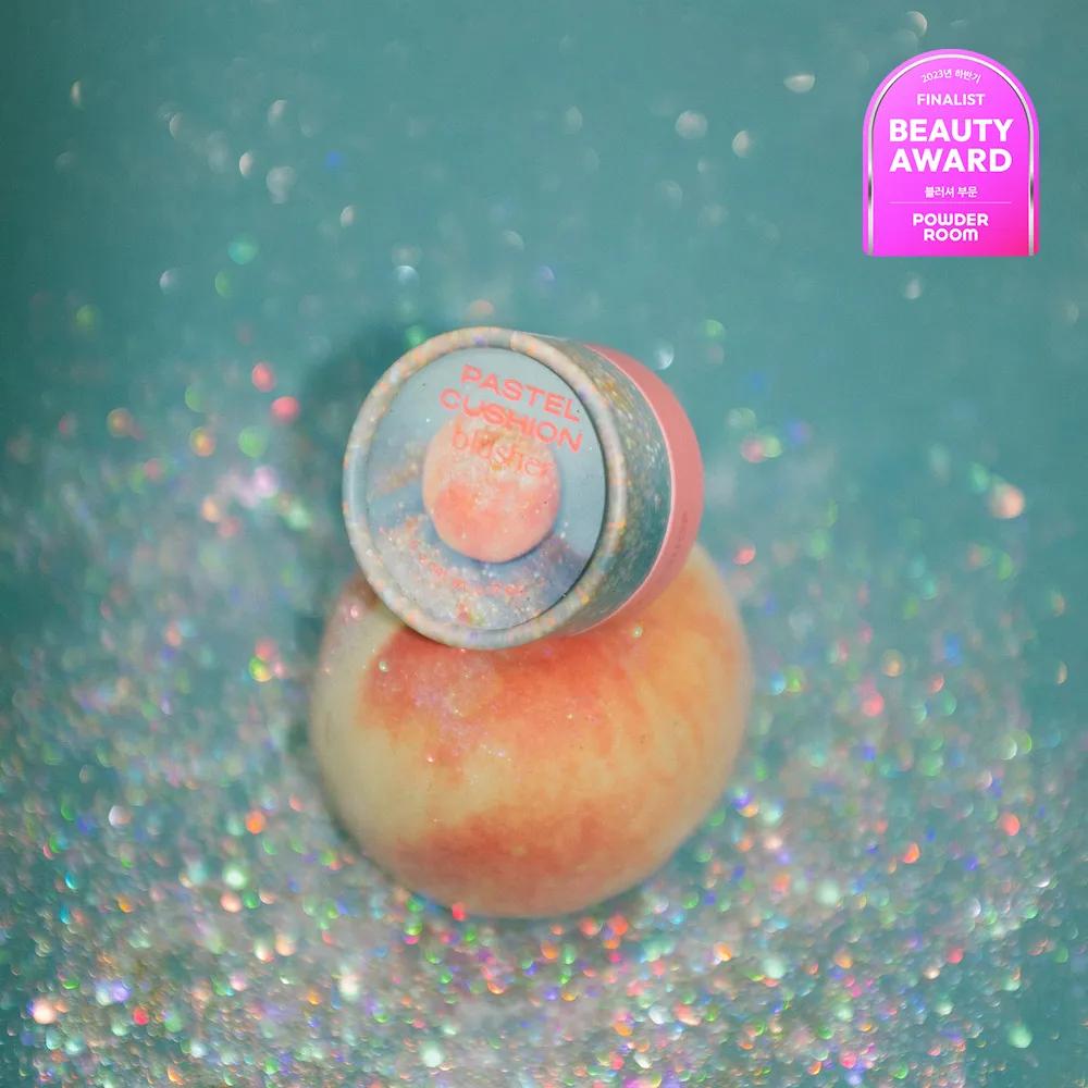 THE FACE SHOP Pastel Cushion Blusher 5g 01 Glittery Peach