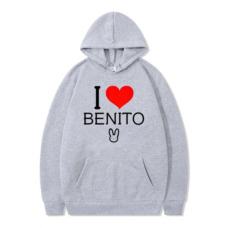 Autumn and winter new un verano sin ti bad bunny hoodie hooded sweater