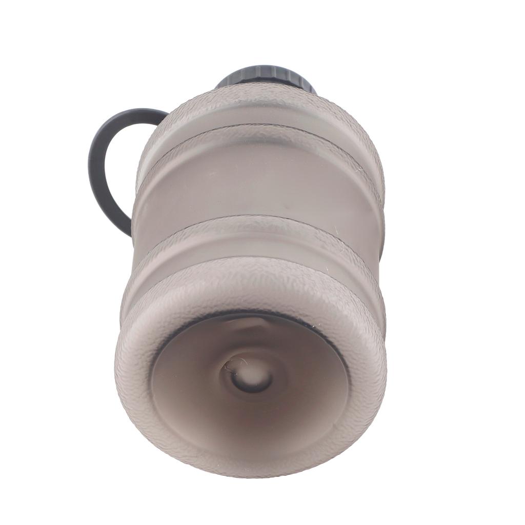 Taşınabilir Plastik Su Bardağı Ins Stil Trend Öğrenci Sevimli Su Şişesi 650ML Büyük HacimliSiyah