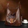 Retro large-capacity women's backpack 2025 new casual versatile back bag multi-purpose commuter shoulder tote bag