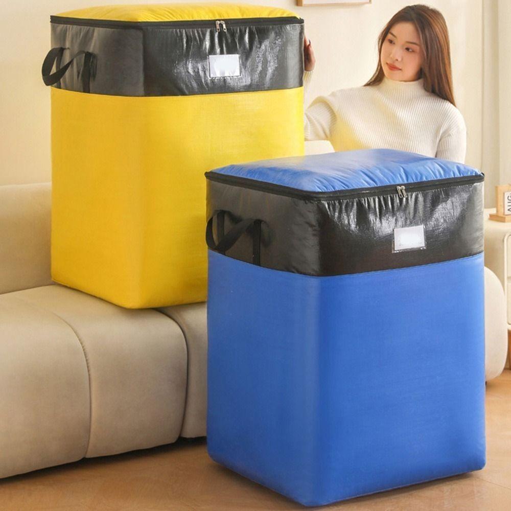 Large Capacity Moving Package Bag Multifunctional Waterproof Luggage Packing Bag Durable Dustproof Clothes Quilt Storage Bag