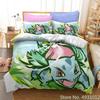 Anime Pokemon Quilt Cover Cartoon Game Printed Bedding Pikachu Duvet Cover Kids Bedroom Bed Bedclothes Pillowcase Xmas Gifts