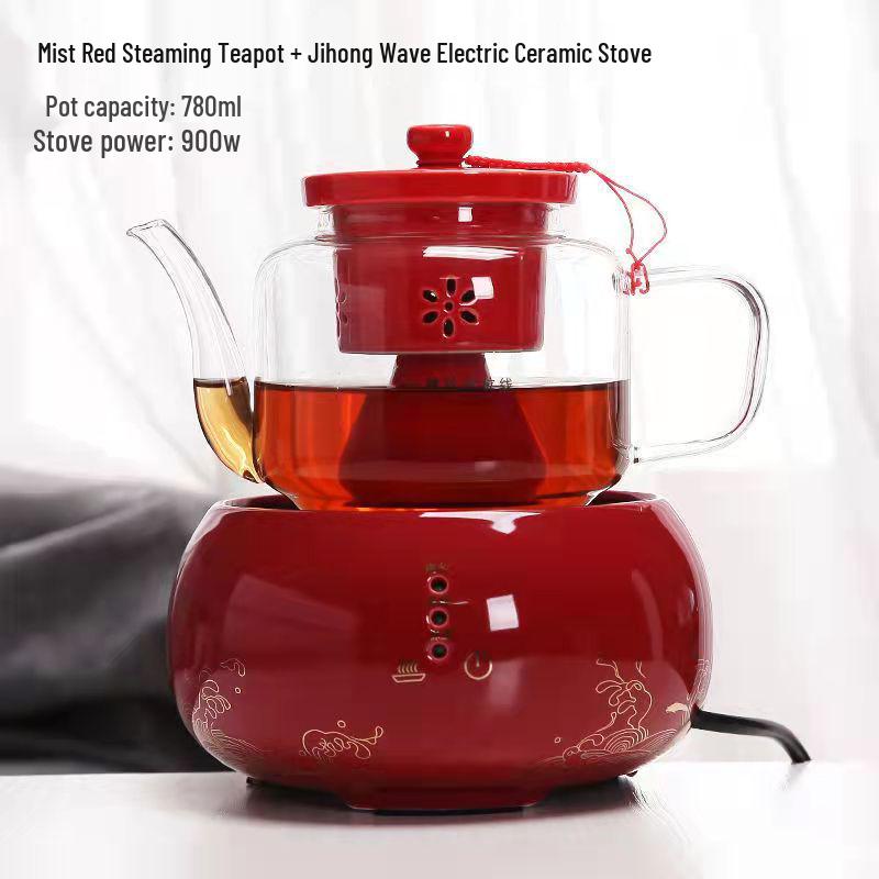 High-Temp Resistant Electric Ceramic Tea Stove with Thickened Silicon Glass & Touch Control