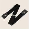 Adjustable Non-porous Invisible Belt for Men and Women - Elastic and Comfortable Fit, Non-slip Design, Casual Clothing, Hand Washable, Tighten Waist