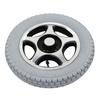 320mm Wheelchair Tire PU Inflatable Wheel Alloy Steel Hub Disabled Vehicle Rear Tyre 4 Hole