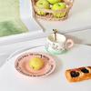 Light Luxury Retro Coffee Cup And Saucer Set Gift Box Couple Housewarming Gift Birthday Gift