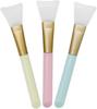 Silicone Facial Mask Brush Hairless Facial Mask Brush Mini Manual Silicone Facial Scrub Facial Massage Brush Applicator Tool