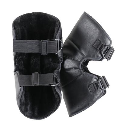 Warme Motorrad-Knieschoner PU-Leder Motorrad-Fahr-Kniepolster Winddicht Kälteschutz Winter Outdoor Schutzwache Zubehör